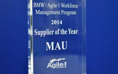 MAU Named Program Supplier of the Year by BMW/Agile-1 Workforce Management Program